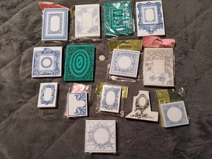 Bastelpaket #25 STEMPEL RAHMEN LaBlanche Feinkonturstempel Schaumstoff Konvolut - Bild 1 von 12