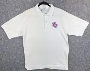 Vintage Tennessee Oilers Poloshirt weiß Large Herren Eröffnungssaison Delta Tag - Bild 1 von 14