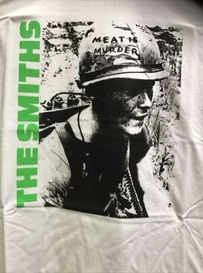 the smiths meat is murder t shirt Morrissey Vegan Queen Is Dead Sm-xl Sizes - Picture 1 of 4