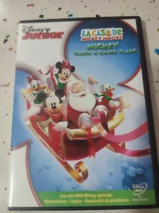 LA CASA DE MICKEY MOUSE DVD MICKEY SALVA A SANTA CLAUS DISNEY JUNIOR AM - Imagen 1 de 3