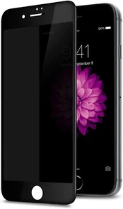 10D Privacy Full Cover Tempered Glass Screen Protector For Phone 7 Plus 8 Plus - Picture 1 of 8