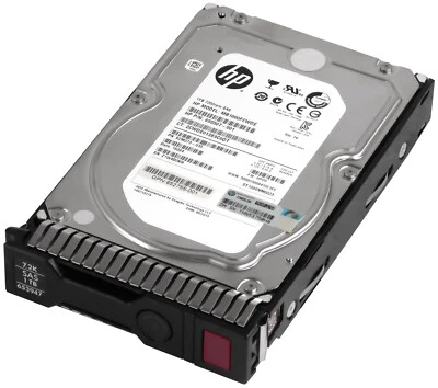 FESTPLATTE HP 695507-001 653947-001 MB1000FCWDE 1TB 7.2K 128MB SAS-2 3.5'' - Bild 1 von 3