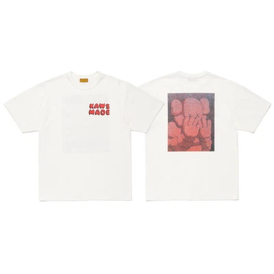 HUMAN MADE x KAWS KAWS MADE GRAPHIC T-SHIRT #1 WHITE XX30TE024 MADE IN JAPAN New - Image 1 of 3