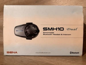 Casque / interphone Bluetooth double moto Sena SMH10D-10 (double) - NEUF BOÎTE OUVERTE - Photo 1 sur 23