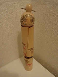 Vintage ca. 29 cm 3,5' Sato Suigai Holz Sosaku Kokeshi Puppe - Bild 1 von 17