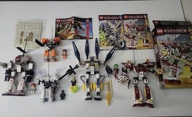 Lego Exo Force Lot 8102, 8103, 7708, 7705, 7713, Box, Manuals, And Minifigures!