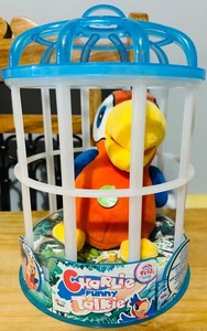 Charlie Funny Talkie Parrot. Plush, In Cage, Club Petz. Repeats What You Say - Picture 1 of 12