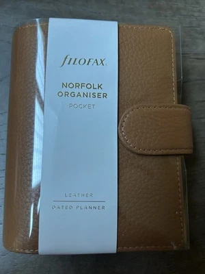 Filofax Norfolk Bolsillo Cuero Organizador Almendra - 022632 - Artículo Nuevo Foto 1 de 4