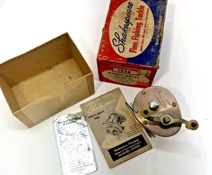 Vintage Shakespeare Direct Drive No. 1928 Model FC Fishing Reel & Old Box Repair - Picture 1 of 14