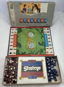 1962 Stratego Board Game by Milton Bradley Wood Pieces Complete Good Condition - Picture 1 of 7