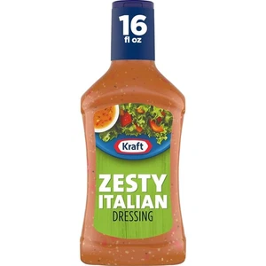 Aderezo italiano para ensaladas Kraft Zesty, botella de 16 FL oz - Imagen 1 de 3
