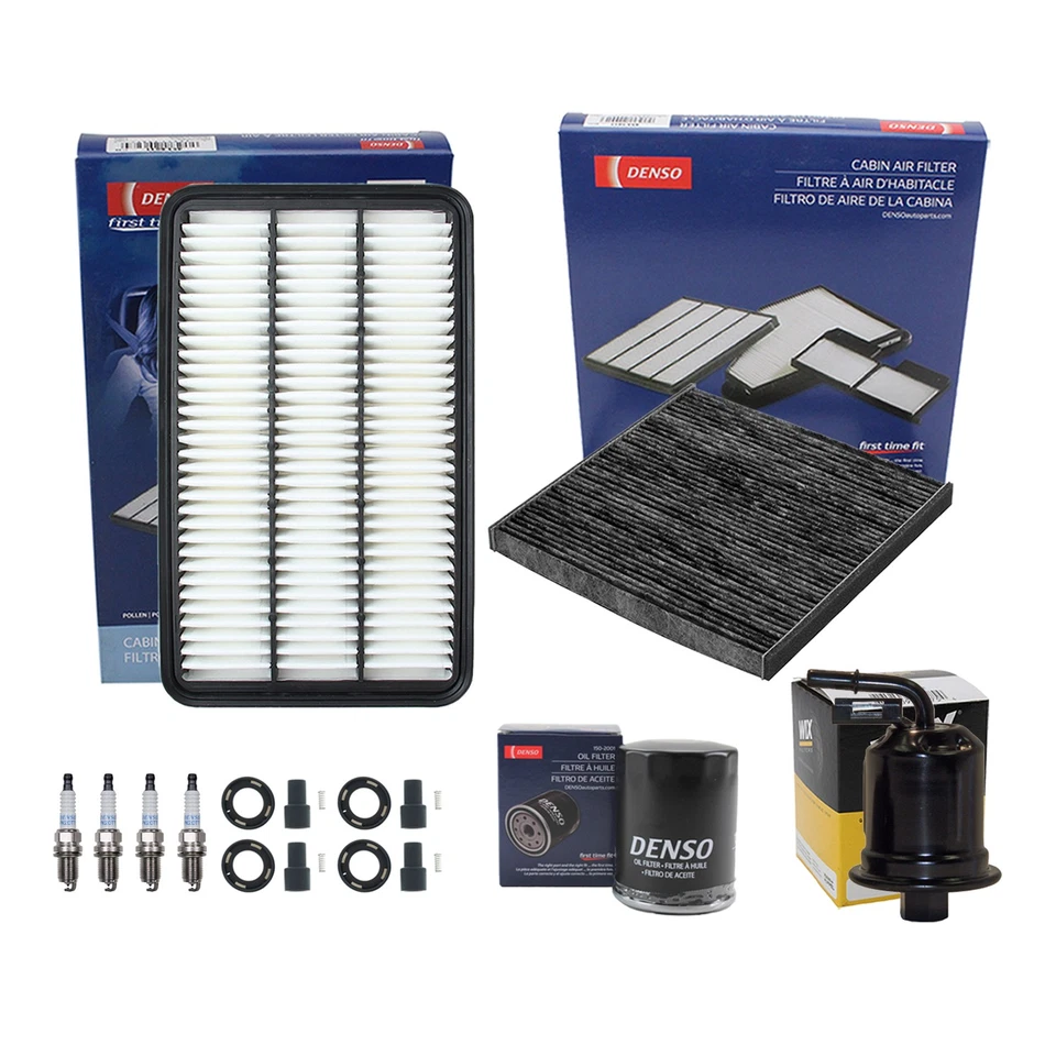 Kit de 4 bujías y botas Denso Tune Up Kit para Toyota Solara SE 2.4 L4 2002-2003 Foto 1 de 2