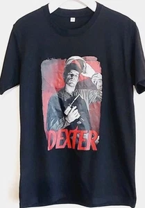 Dexter See Saw T-Shirt Mens Licensed Classic TV Merchandise Black Small - Picture 1 of 2