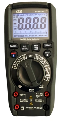 Digitale Multimeter + BLUETOOTH LIVE MESSREKORDER FUNKTION True RMS IP67 ROBUST - Bild 1 von 4