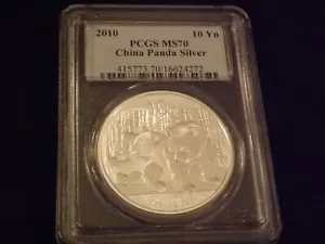 2010 10 Yn PANDA PCGS MS 70 - Picture 1 of 2