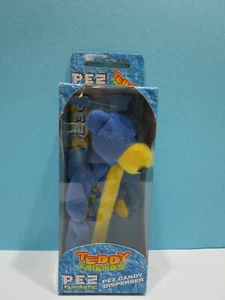 PEZ Fantastic Candy & Dispenser Teddy Friends  - Bär blau/gelb -  OVP - Bild 1 von 2