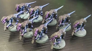 warhammer 40k x9 termagants + fleshborers, assembled/partially painted used. (2) - Picture 1 of 3