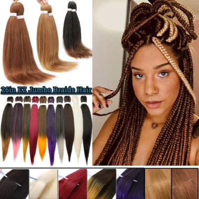 S-NOILITE EZ Jumbo Braids Rasta Box Braiding Flechten Haarverlängerung Extensions Ombre DE