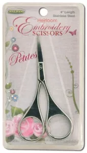 Heirloom Embroidery Scissors - 4" - Sharp - For Delicate Cutting and Trimming - Picture 1 of 2