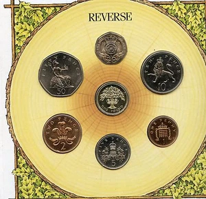 UK 1987 UNCIRCULATED COIN SET - Picture 1 of 3