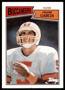 1987 Topps Frank Garcia B Football Cards #386