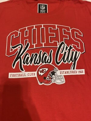 Camiseta Kansas City Chiefs Para Hombre XL Roja KC Camisa Manga Corta Nueva Con Etiquetas $40 Foto 1 de 4