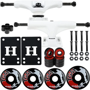 Core Skateboard Package 5.0" White Trucks with 52mm Black Wheels + Components - Picture 1 of 5