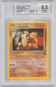 ARCANINE POKEMON BLACK STAR #6 BGS #0016838634 CASI COMO NUEVO/COMO NUEVO+ 8,5 1999 - Imagen 1 de 2