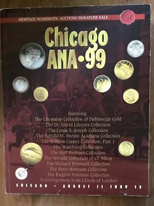CHICAGO ANA-99 Heritage Numismatic Auctions Aug. 11-13, 1999 Catalog - Picture 1 of 2