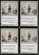 MTG: ORIM'S PRAYER Tempest UNCOMMON; played, Excellent condition x4
