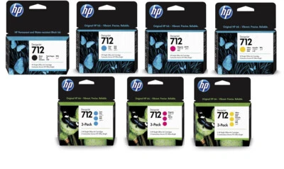 Original HP 712 Tinte Druckerpatrone DesignJet Studio DesignJet T 200 210 230 - Bild 1 von 4