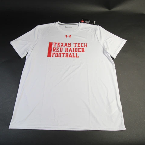 Texas Tech Red Raiders Under Armour HeatGear Short Sleeve Shirt Men's Used Cover