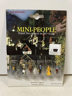 Bachmann HO Scale #42335 Old West Figures (6) - Image 1 of 4