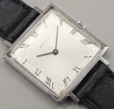 ZENITH Square Dress watch Roman numerals dial cal 2310 - Manual wind men's watch - Image 1 of 4