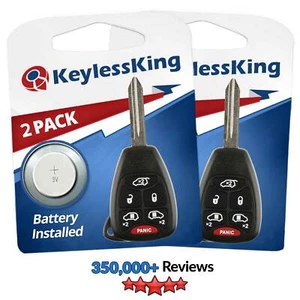 2 New Uncut Remote Head Ignition Key Keyless Entry Combo Fob Van for M3N5WY72XX - Picture 1 of 4