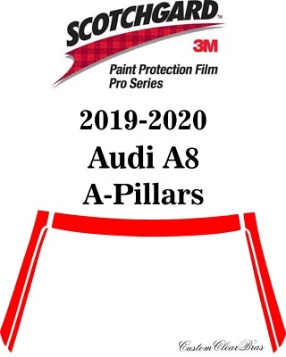 Película de protección de pintura 3M Scotchgard serie Pro transparente 2019 2020 Audi A8  Foto 1 de 3