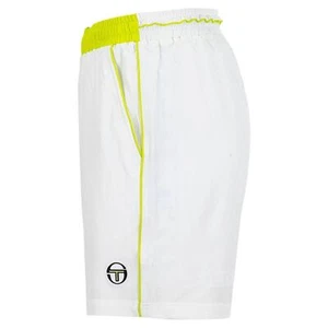 Pantaloncini Sergio Tacchini TCP uomo taglia media foderati in rete BIANCO LIME nuovi con etichette - Foto 1 di 11