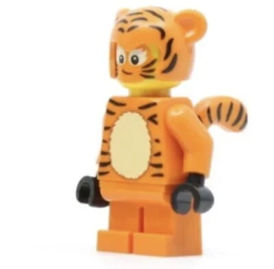 Lego Minifigura Naranja Negro Año Nuevo Chino Tigre Gato BAM Disfraz Tema  Foto 1 de 4