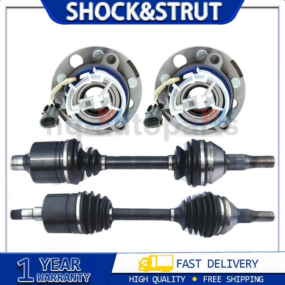 Conjunto de buje de cojinete de rueda y eje para Cadillac Fleetwood 4,9 L 1992 Foto 1 de 4