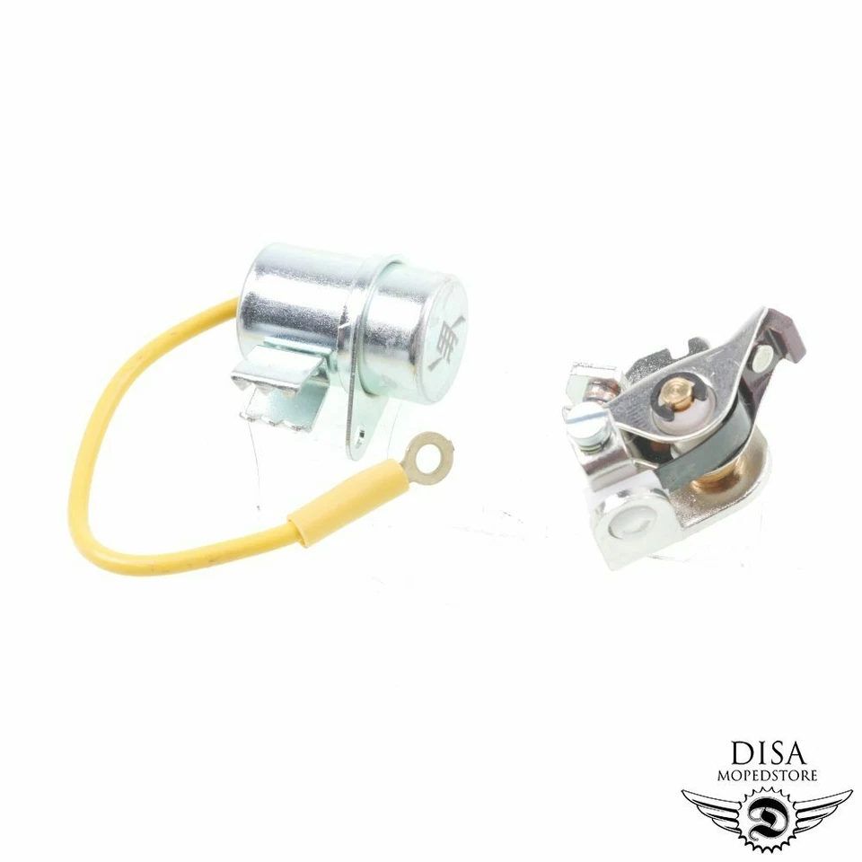 Kontakt Zündung Kondensator Set für Piaggio Ciao Si Bravo Mofa Moped - Bild 1 von 1