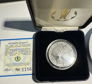 Kazakhstan 500 Tenge 2004 Silver Proof Limited Edition - Picture 1 of 5