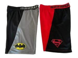 ⭐️2 Paia di Pantaloncini Batman e Superman Elasticizzati in Vita con Tasche⭐️ - Foto 1 di 17