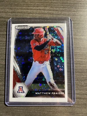 2021 Panini Prizm Draft Matthew Fraizer White  Prizm /50 Pirates B5 - Image 1 of 2