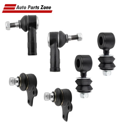 NUEVO 6 piezas Kit de rótulas de barra estabilizadora de extremos de varilla de amarre exterior delantera para VW Cabrio 95-99 Foto 1 de 4