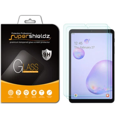 2 件 Supershieldz 钢化玻璃屏幕保护膜 适用于三星 Galaxy Tab A 8.4 英寸 — 第 1/4 张图片
