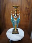 Egyptian Cleopatra incense holder Statuette From Ancient Egypt , Manifest Statue