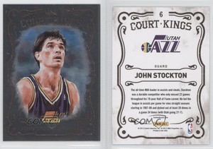 2012 Panini Black Friday Kings John Stockton #6 HOF