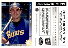 Kurt Airoso 2000 Grandstand Jacksonville Suns #NNO Card *AutographDen*