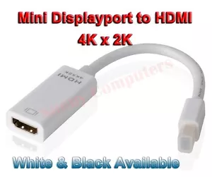 4K Mini Display Port DP Thunderbolt to HDMI Adapter for Lenovo ASUS HP 4K*2K AU - Picture 1 of 3