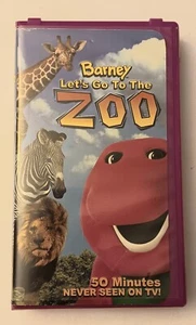 Barney - Lets Go to the Zoo (VHS, 2001) - Picture 1 of 3